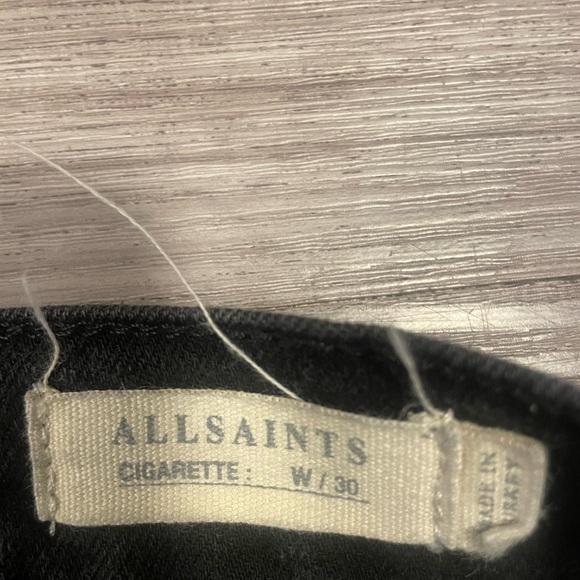 All Saints cigarette pant. Size 30 - Picture 3 of 3